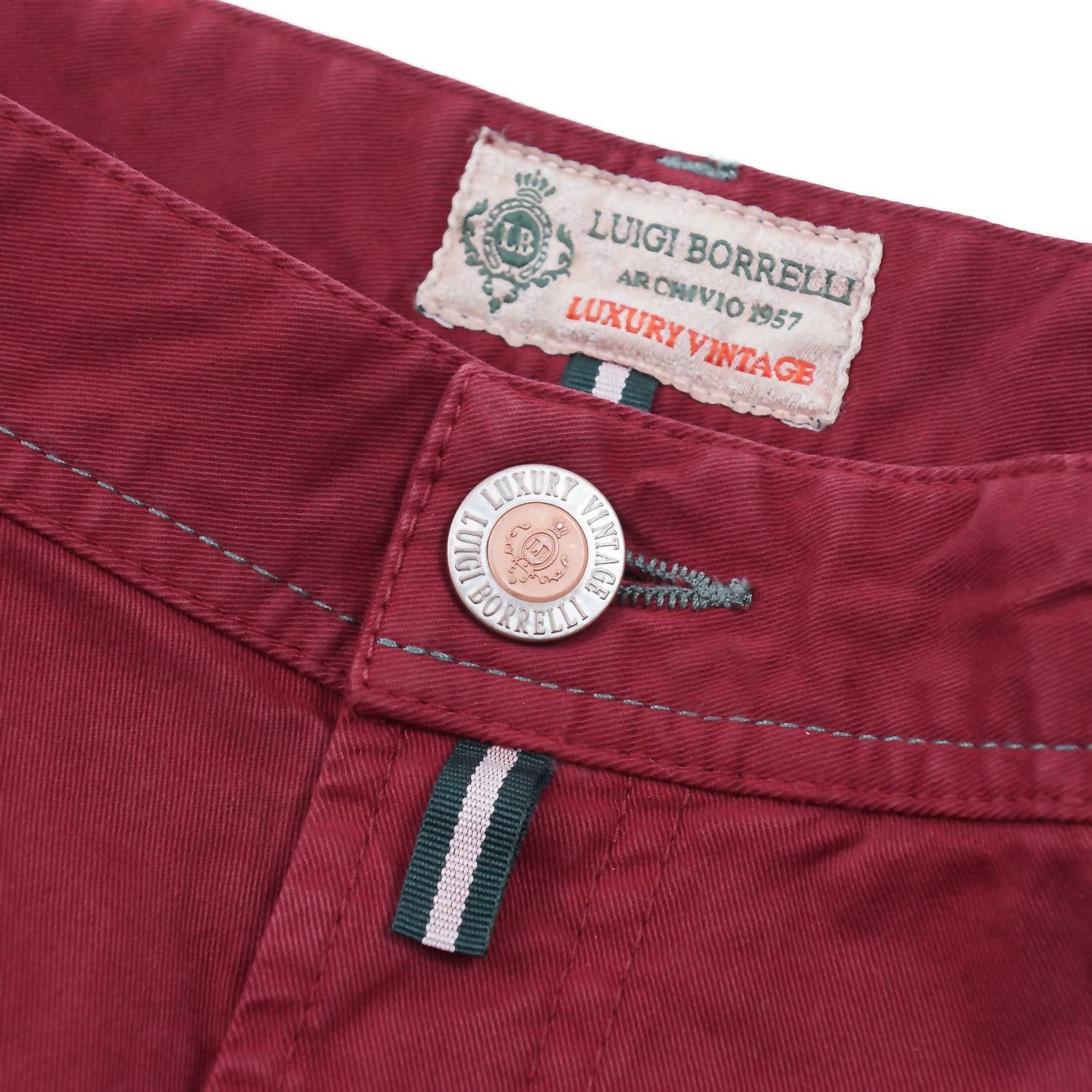 Luigi Borrelli Napoli - Men's Slim-fit 5-pocket Pants