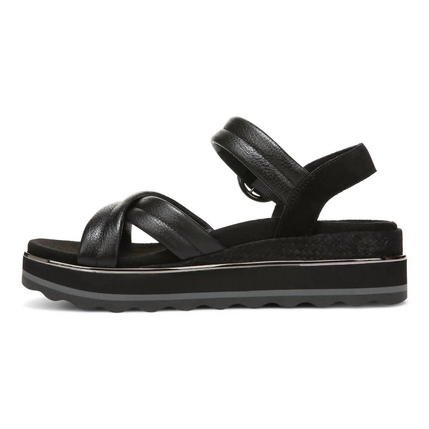 VIONIC Women's Reyna Sandals in black - women's sandal - alternate view