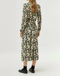 Compañía Fantástica - Geometric Print Midi Dress