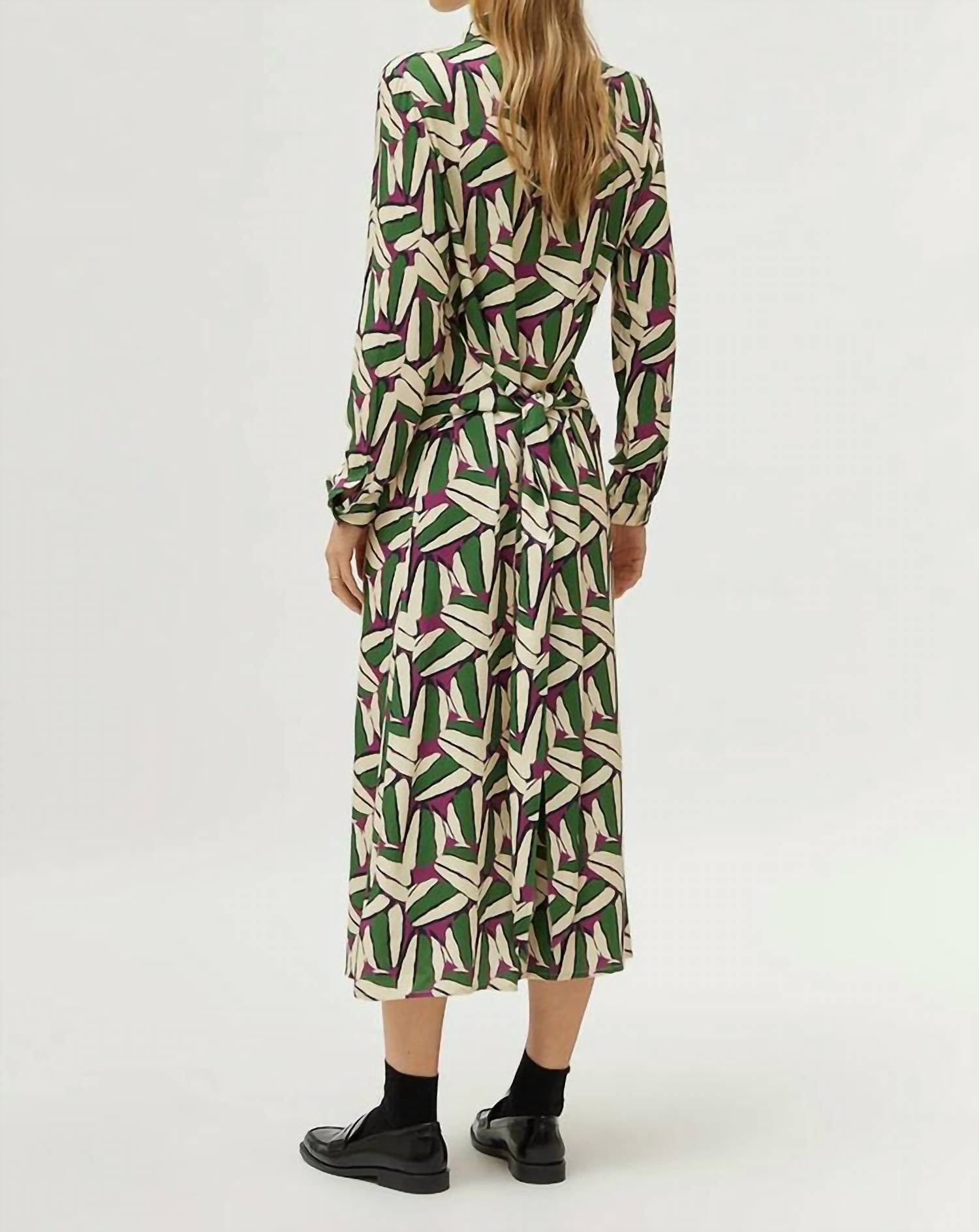 Compañía Fantástica - Geometric Print Midi Dress