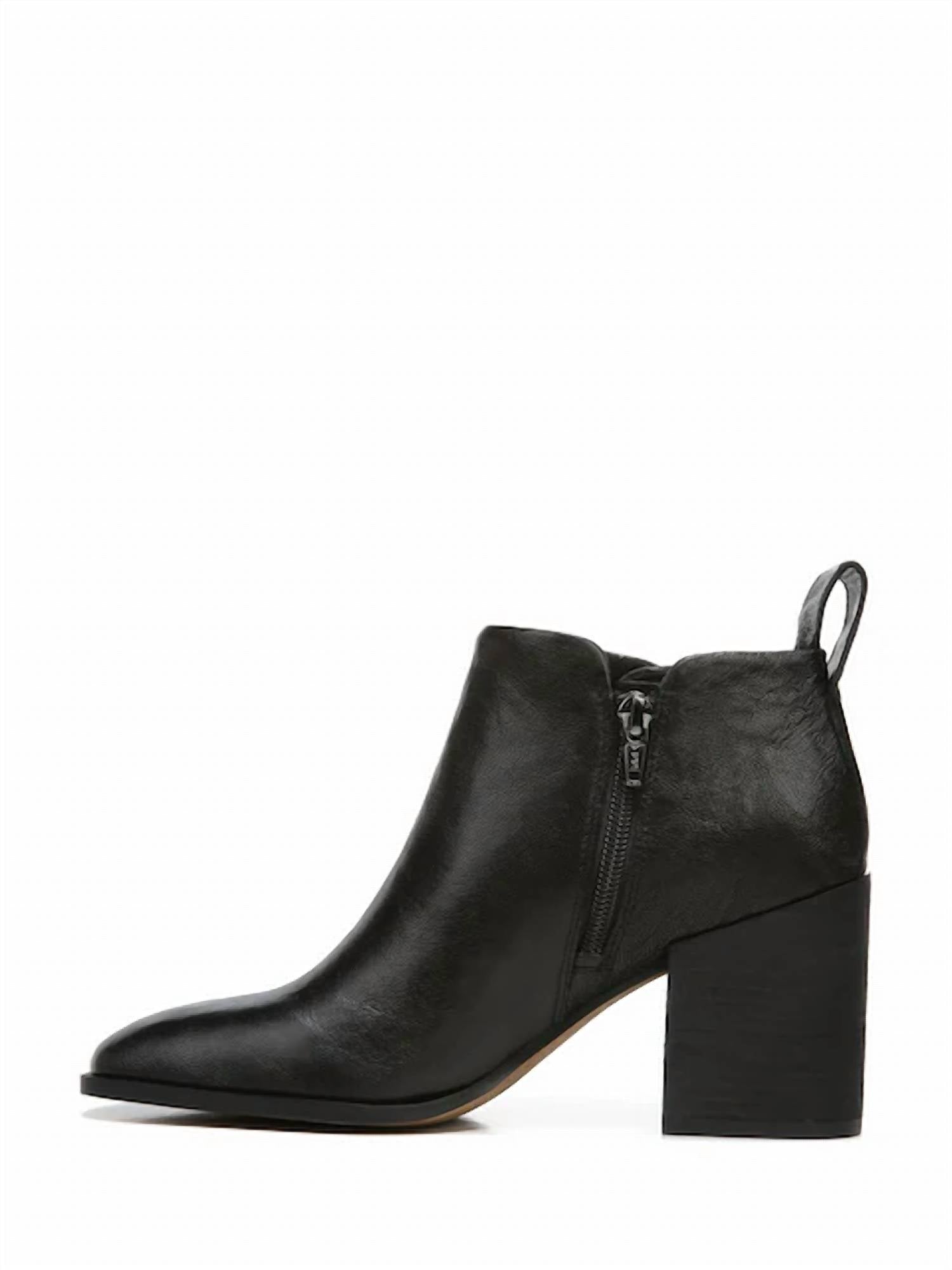 Vionic - Women's Lyssa Distressed Leather Ankle Boot