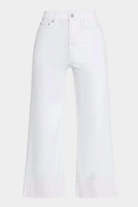 Pistola - Lana Crop With Cuff High Rise Wide Leg Jean