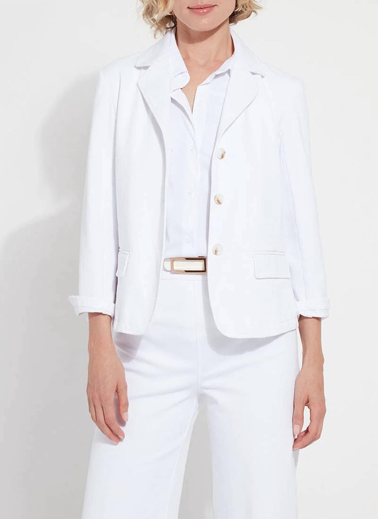 Lysse - Della Denim Cropped Blazer