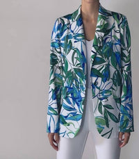 Joseph Ribkoff - Satin Tropical Print Blazer
