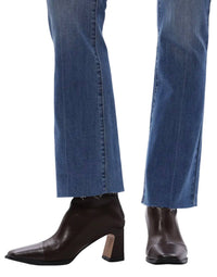 Oat New York - Women's Mid Rise Bootcut Slim Flare Ankle Jeans