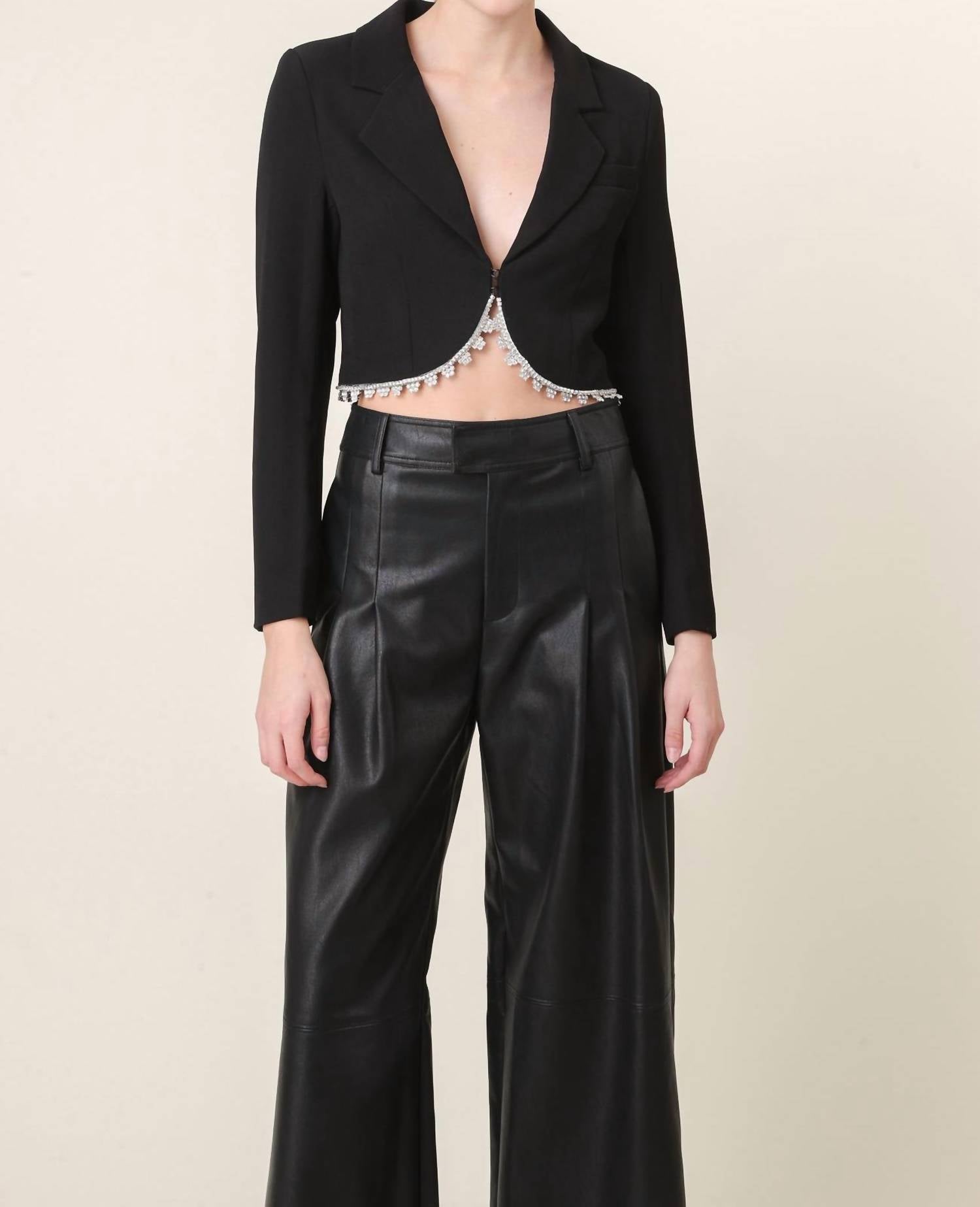 Line And Dot - Vaughn Cropped Blazer