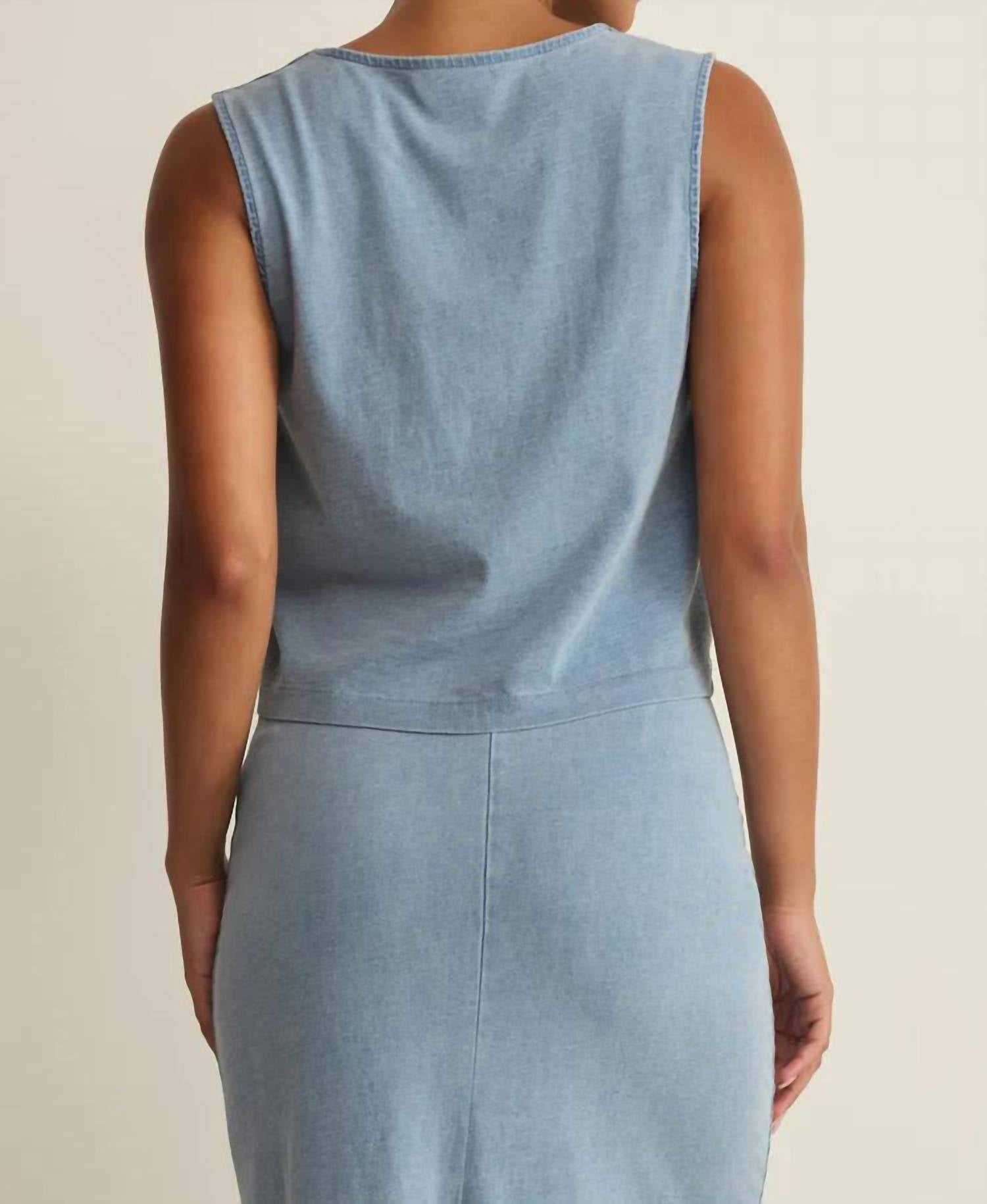 Z Supply - Noelle Jersey Denim Sleeveless Tank