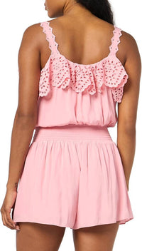 Ramy Brook - Ellen V Neck Eyelet Romper