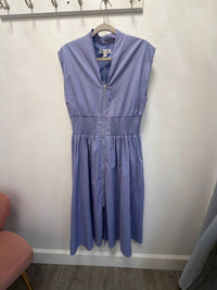 She + Sky - Women's Zip Front Midi Dress
