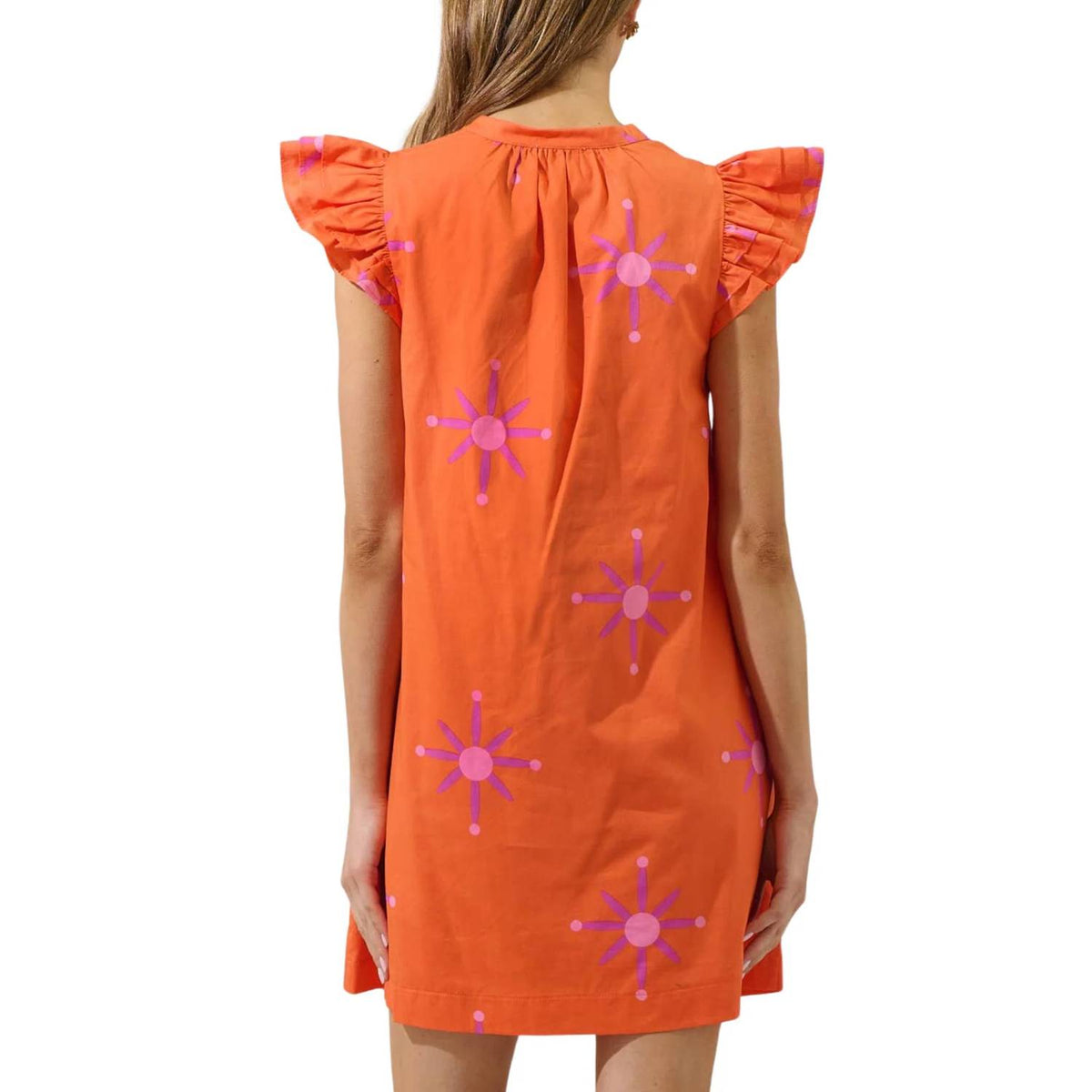 Sugarlips - Karani Starburst Evalyn Ruffle Mini Dress