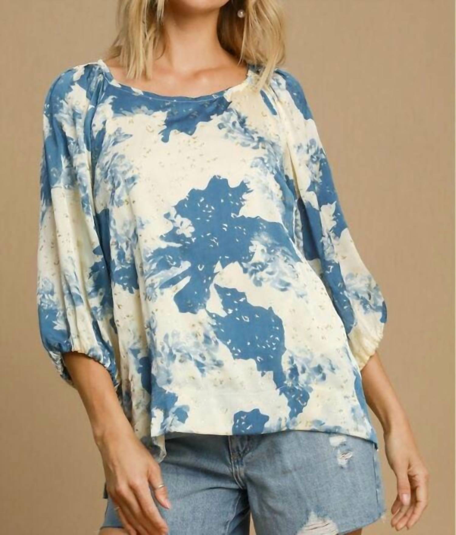 Umgee - Abstract Print Top