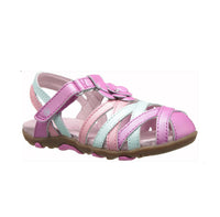 Stride Rite Little Kids' Lily Sandal in pink white - kids' sandal