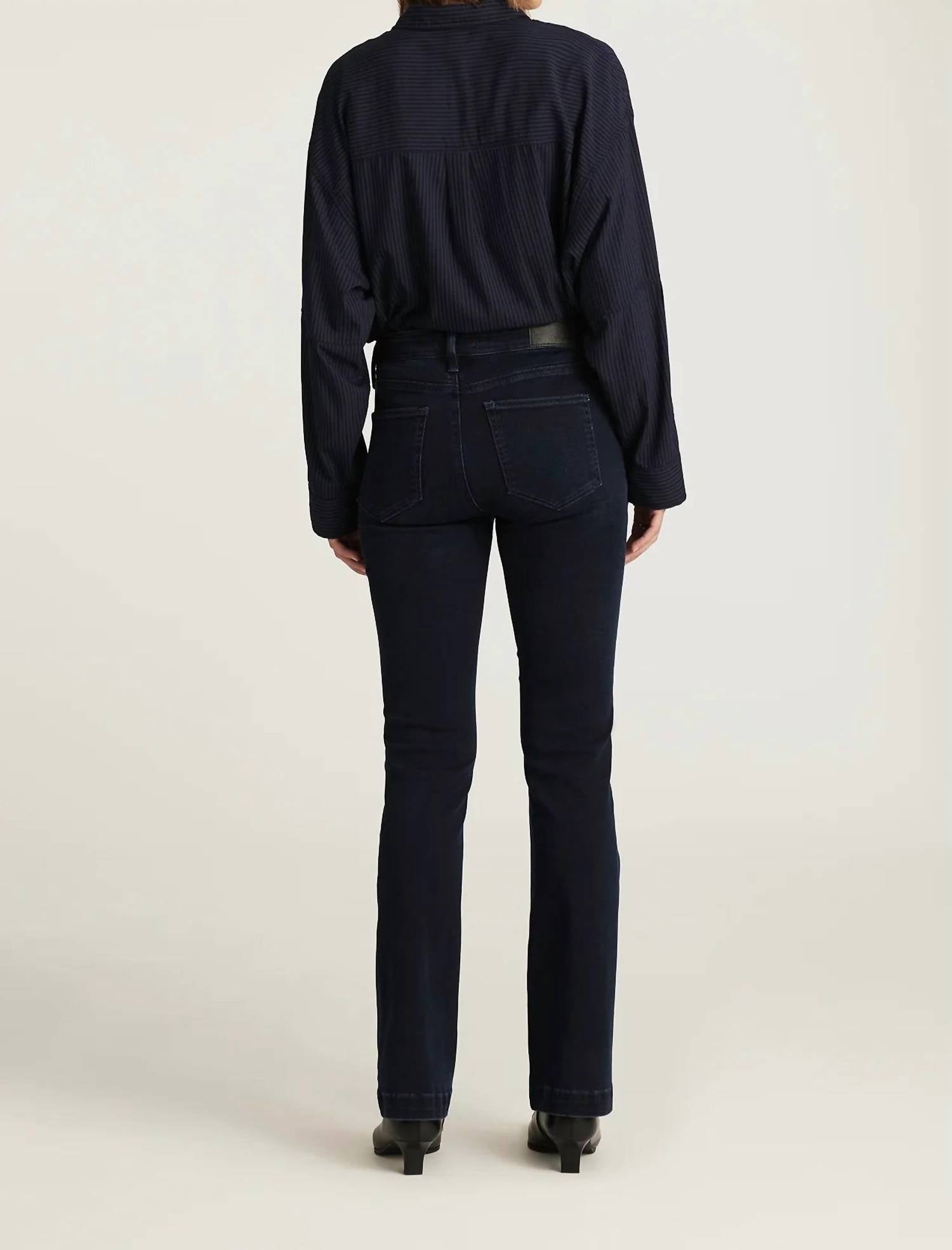 mavi Vicky Bootcut Jeans in ink feather luxe - women's jeans - alternate view