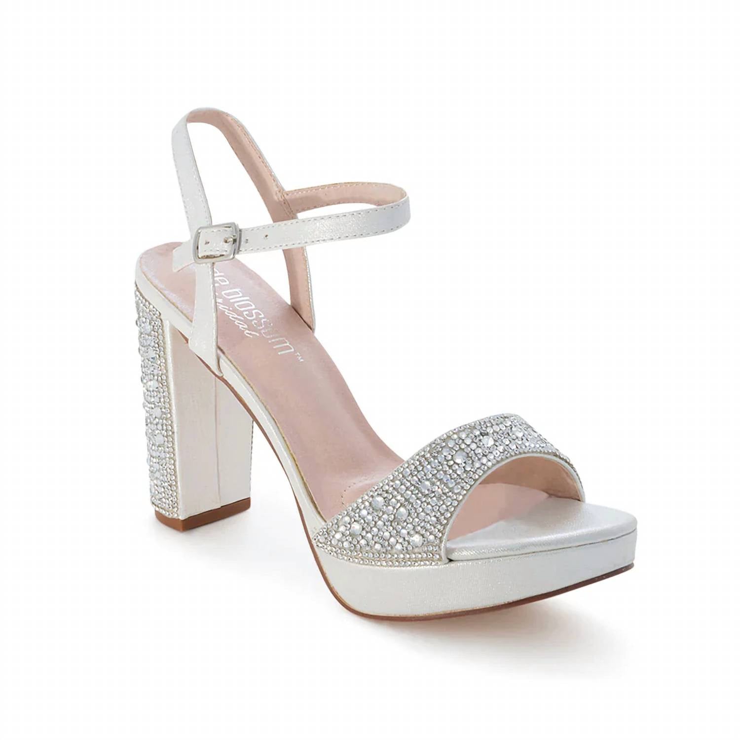 De Blossom Collection - Women's Shimmer Platform Heels