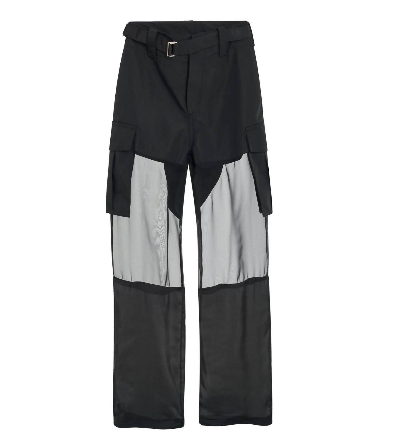 Sacai - Sacai Straight Leg Fabric Combo Pants