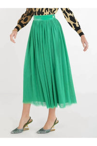 Emily McCarthy Jolly Misty Maxi Skirt in green - women's skirt - alternate view