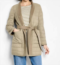 Nic + Zoe - Reversible Quilted Wool Top Coat