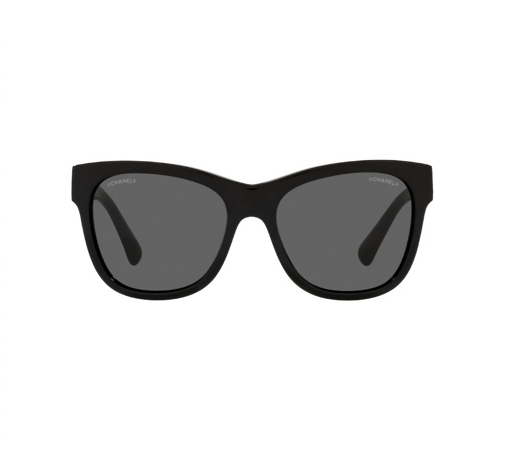 Chanel - Women's Acetate Square Non Polarized Sunglasses 5380 - C501s4