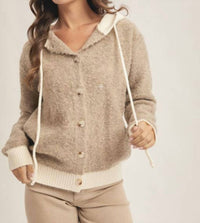 Hem & Thread - Boucle Hooded Sweater
