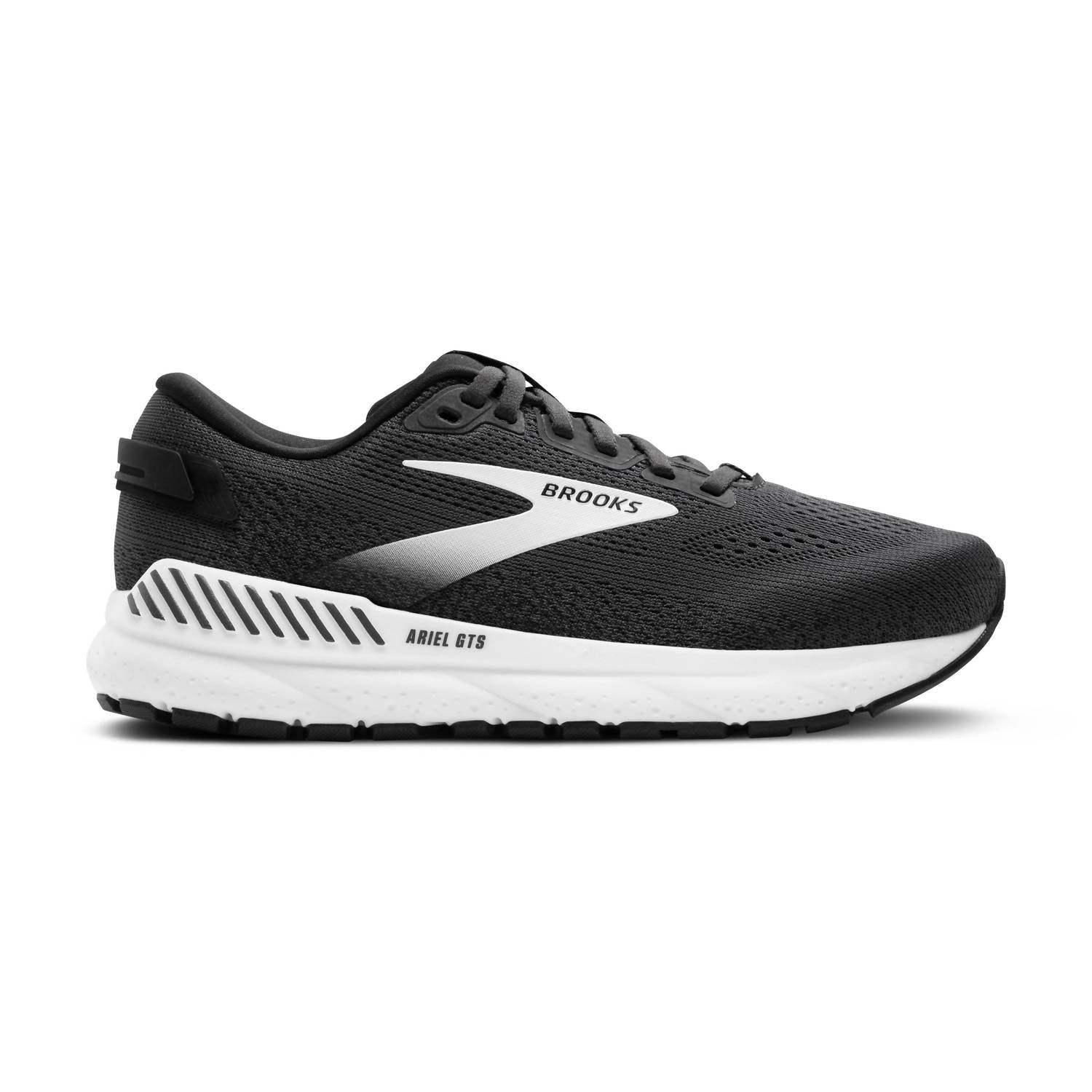 BROOKS Unisex Ariel V24 Running Shoes in ebony - men's shoe - view 4