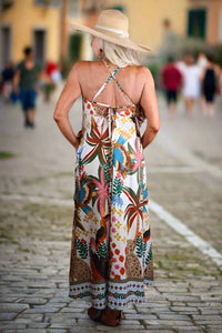 Zenara - Toucan & Leopard Print Sundress