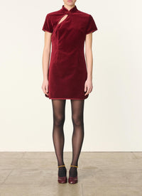 vanessabruno The Cerise Mini Dress - women's dress