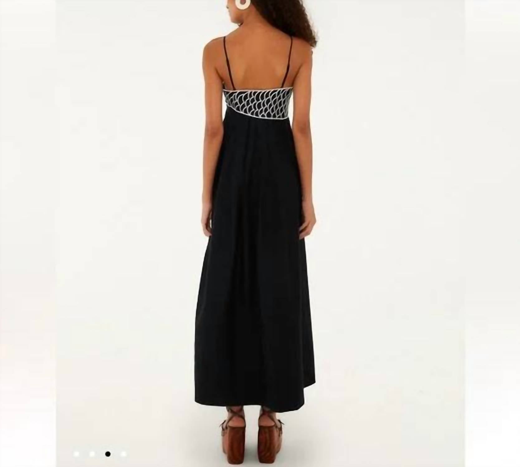 Rosa Clothing - Embroidered Goldfish Dress