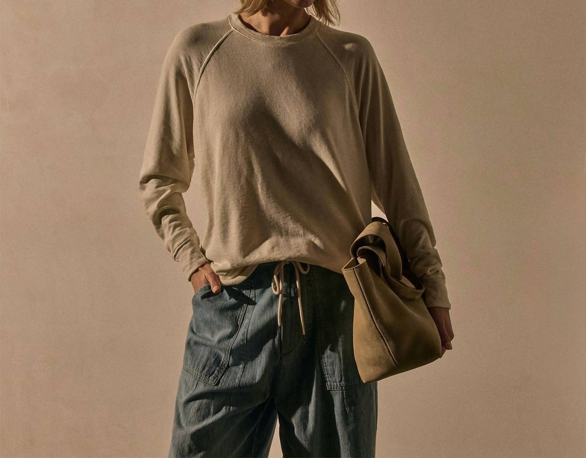 James Perse - Women's French Terry Relaxed Sweatshirt