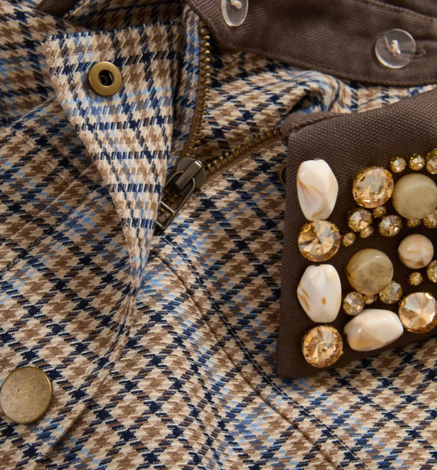 Veronica Beard Kasper Jacket in plaid - women's jacket - view 6