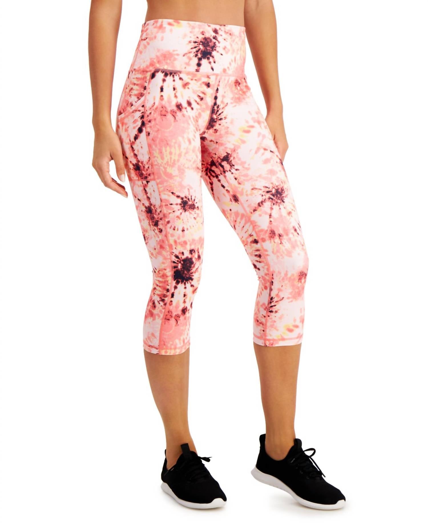 Ideology - Women's Activewear Printed Cropped Leggings