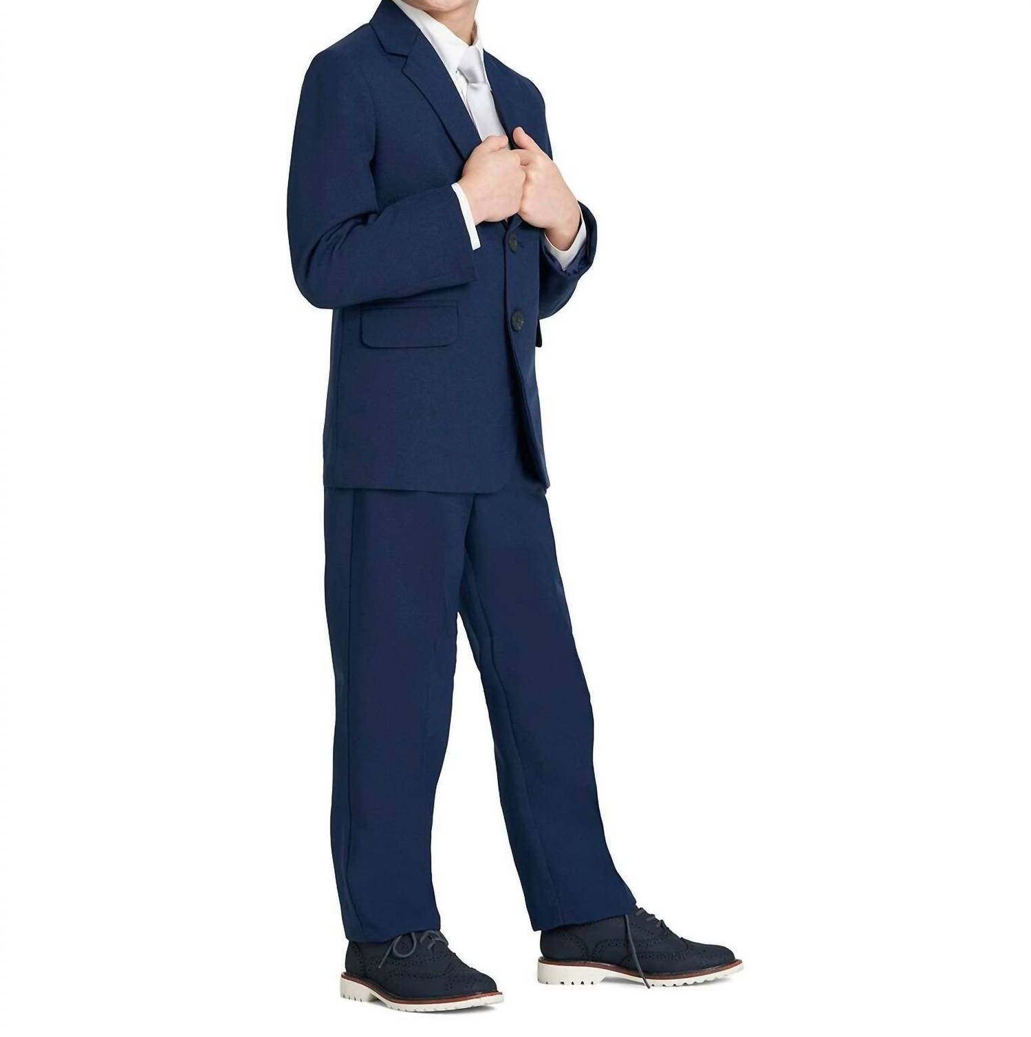 Nautica - Boys' 3-piece Tuxedo Set With Dress Shirt Jacket And Pants