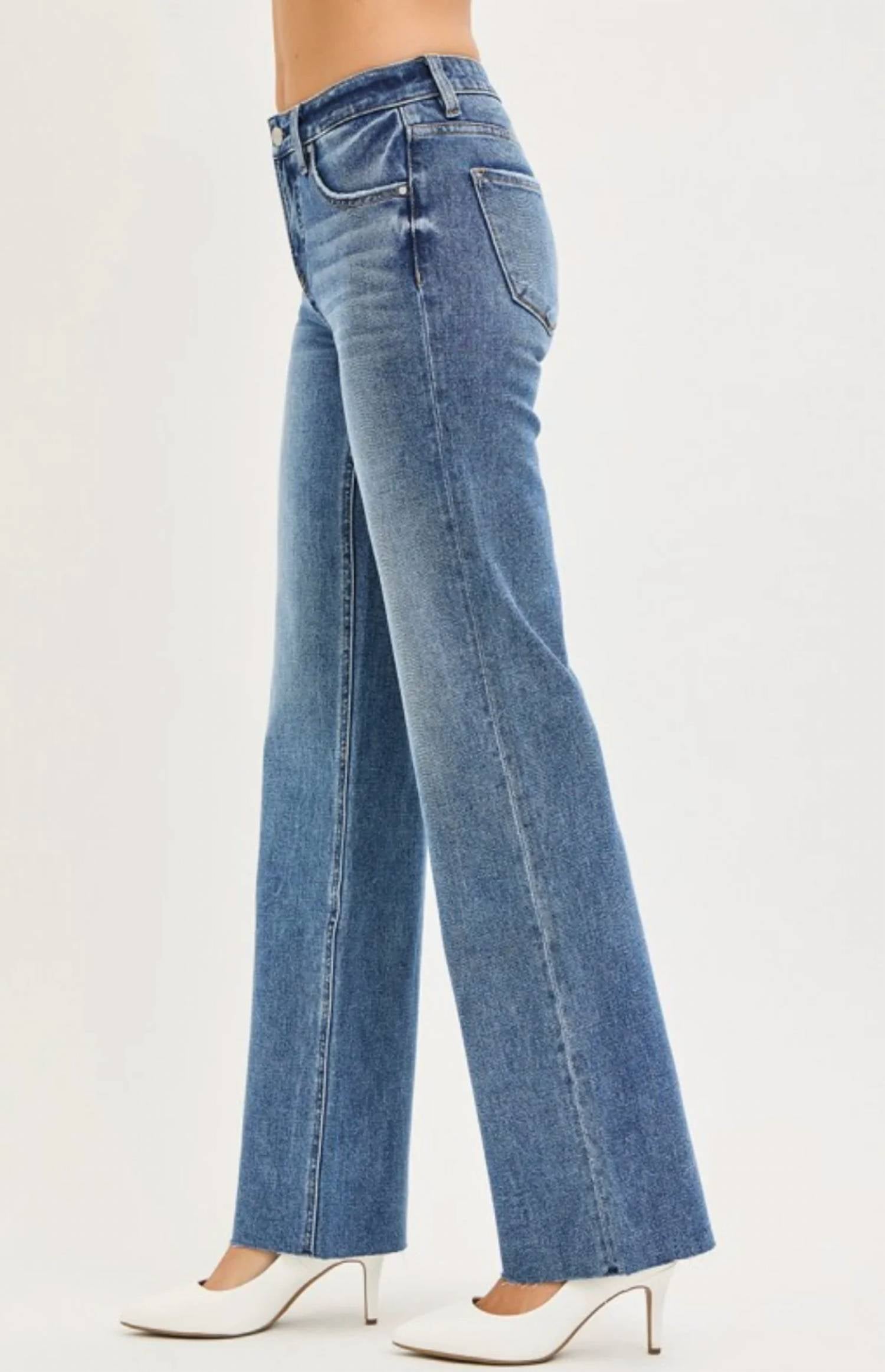 Risen - Tummy Control Straight Leg Jean