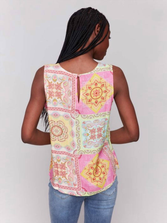 Charlie B - Carousel Sleeveless Blouse
