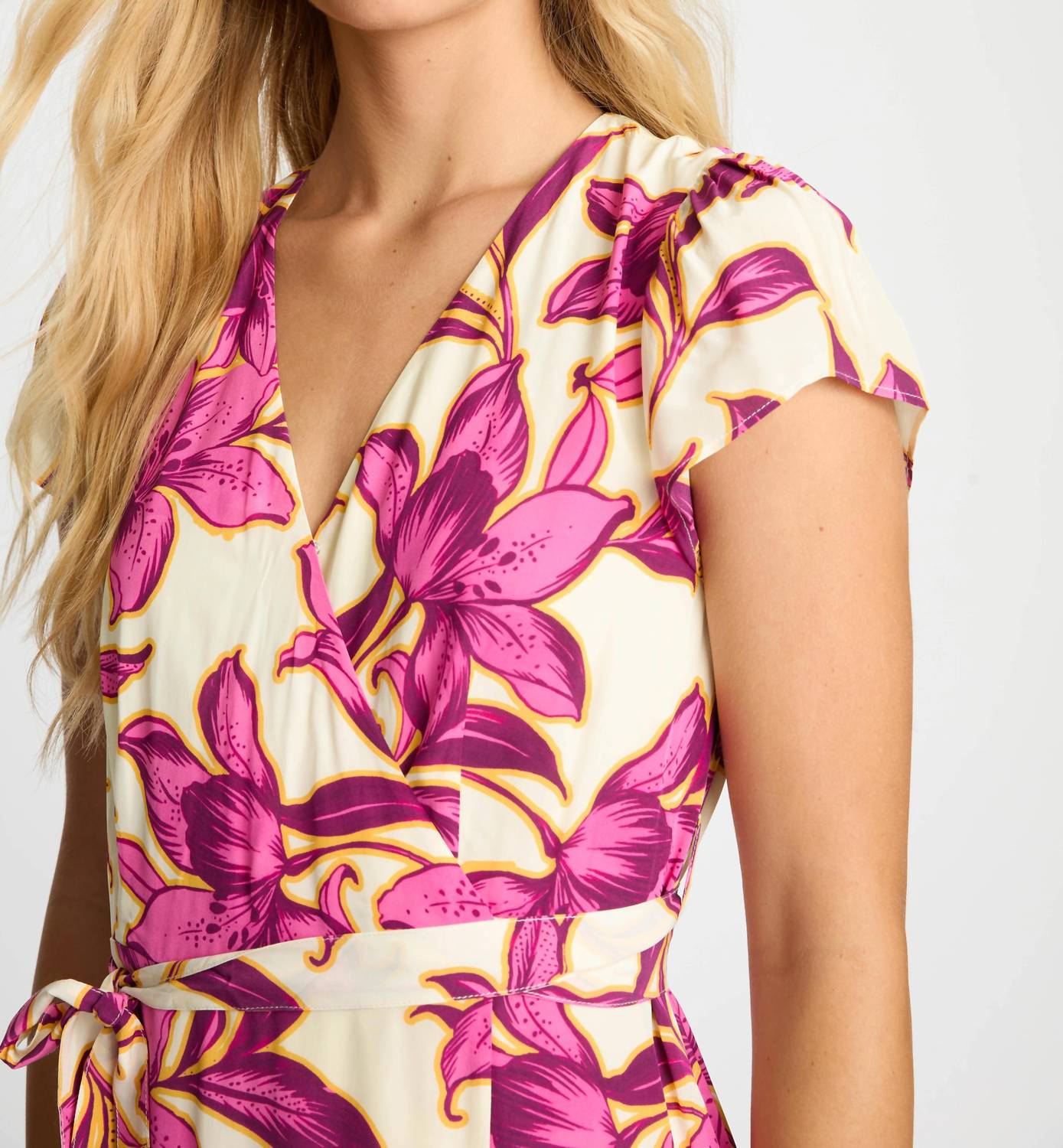 Caballero - Lila Midi Wrap Dress