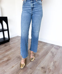 Daze - Rayne High Rise Wide Ankle Jeans