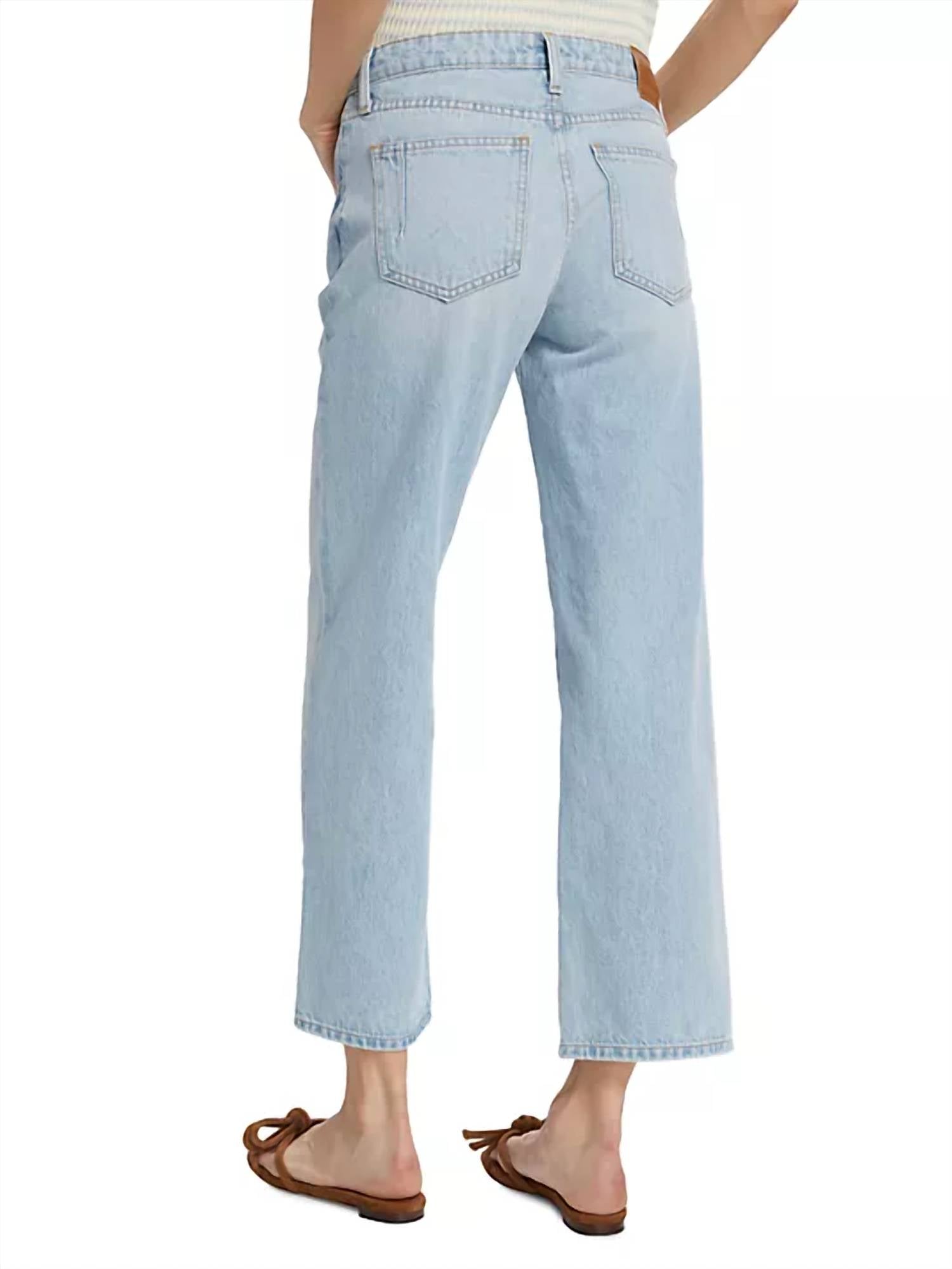 Derek Lam 10 Crosby - Sofia Mid Rise Relaxed Straight Jean