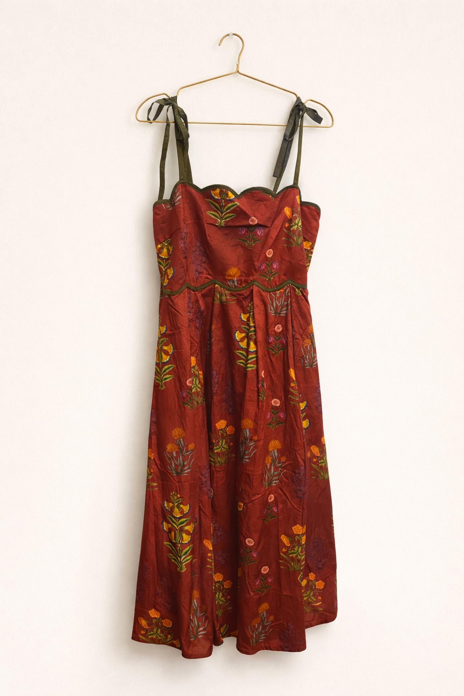 entro Dark Floral Weekend Dress in wine - women's dress - view 5