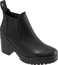 bueno Women's Flight Block Heel Bootie in black - women's shoe