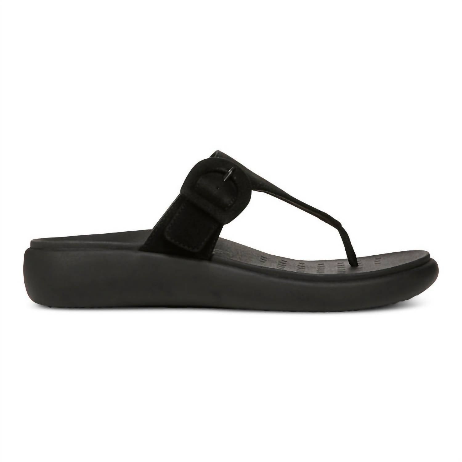 VIONIC Women's Activate Rx Sandals in black suede - women's sandal