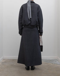 Collective - Herringbone Collared Quilted Bomber Jacket