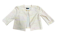 By Debra Women's Bolero Three-quarter Sleeves Jacket in pastel - women's jacket