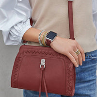 Brighton - Sutton Braided Leather Watch Band