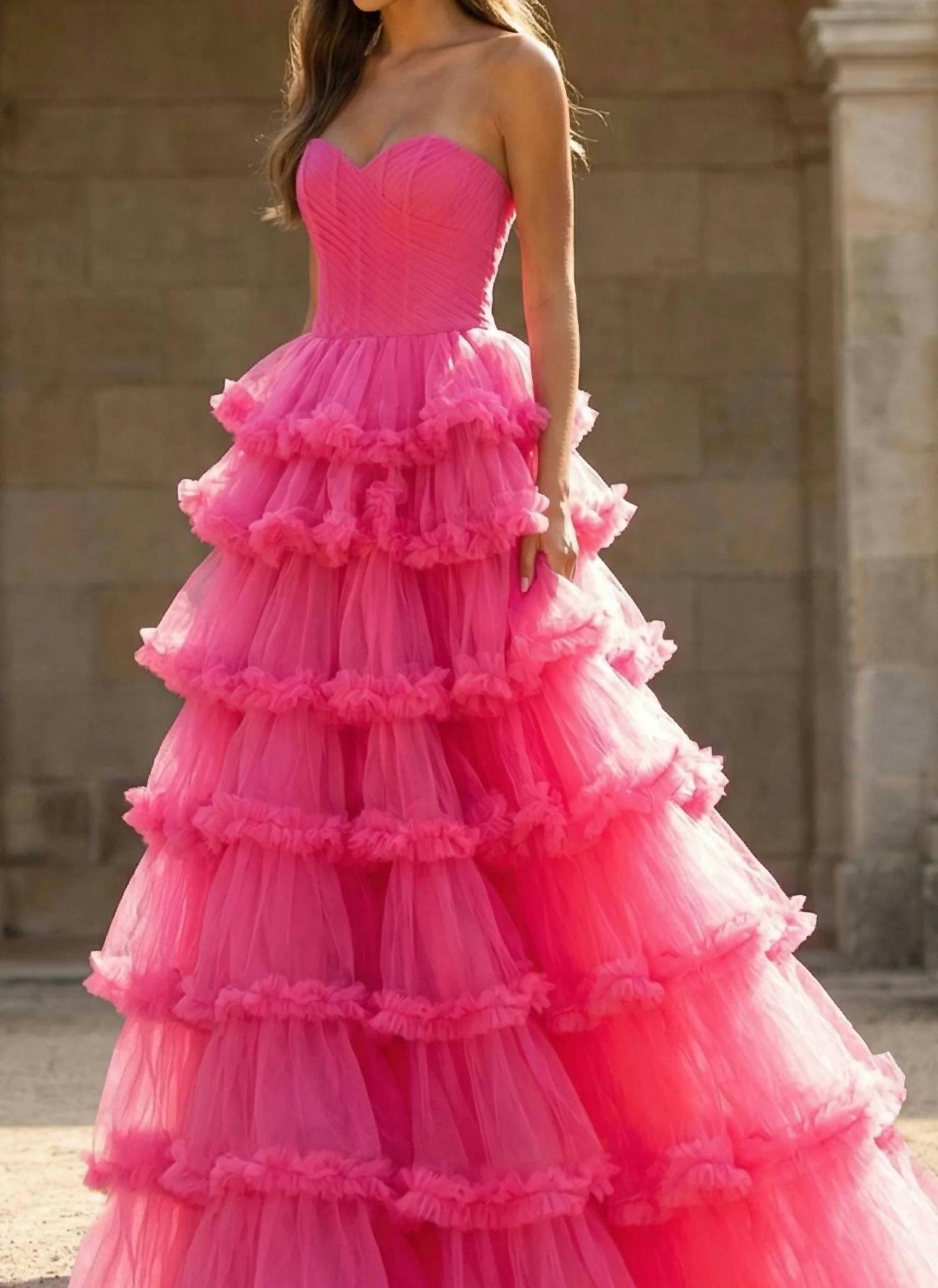 Jovani - Juliet Long Formal Prom Dress Gown