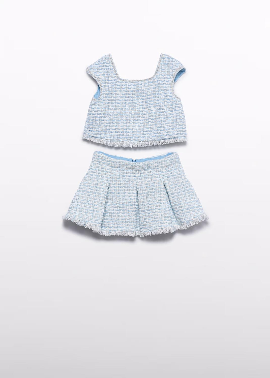 Mayoral - Tweed Skirt Set