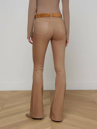 L'Agence - Marty Coated Flare Jeans