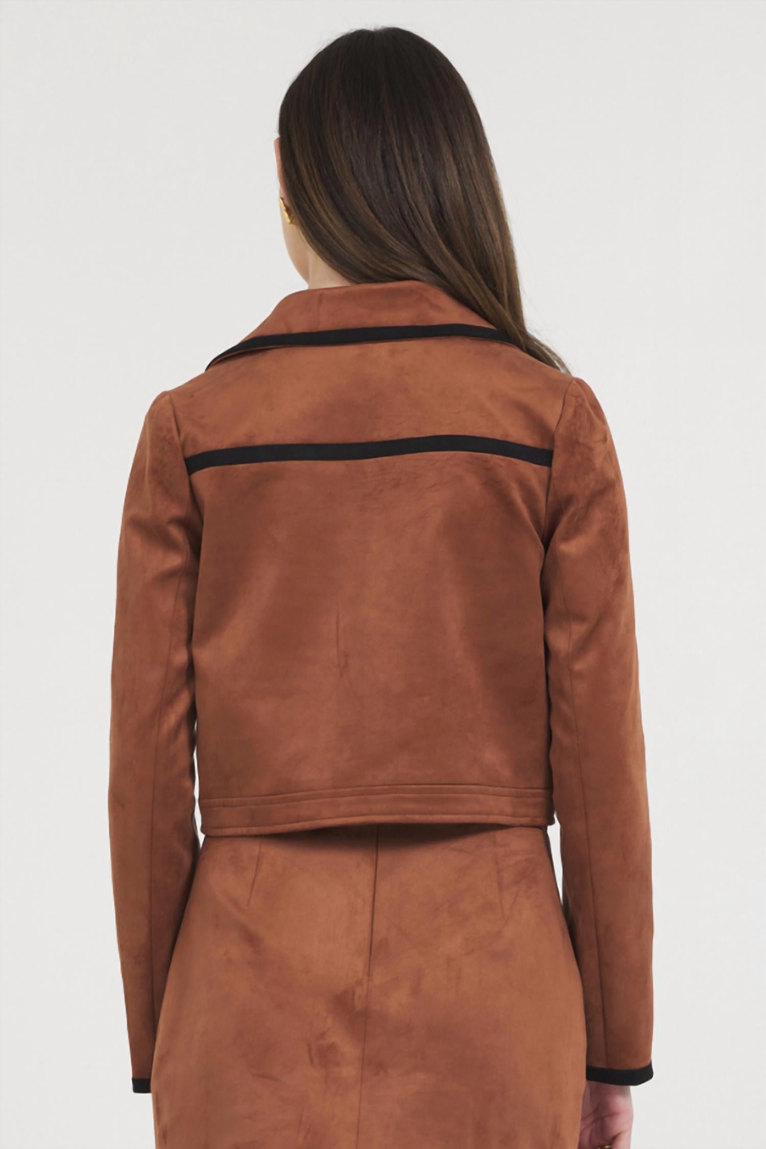 Stellah - Vegan Suede Jacket