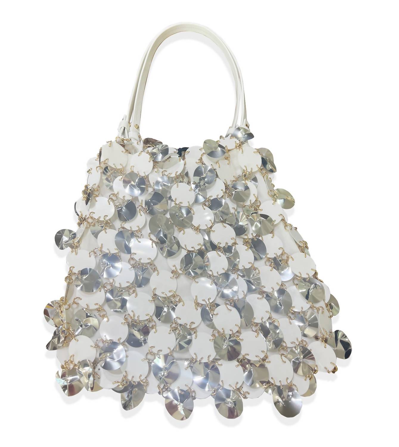 Rabanne - Women's Sparkle Discs Bag