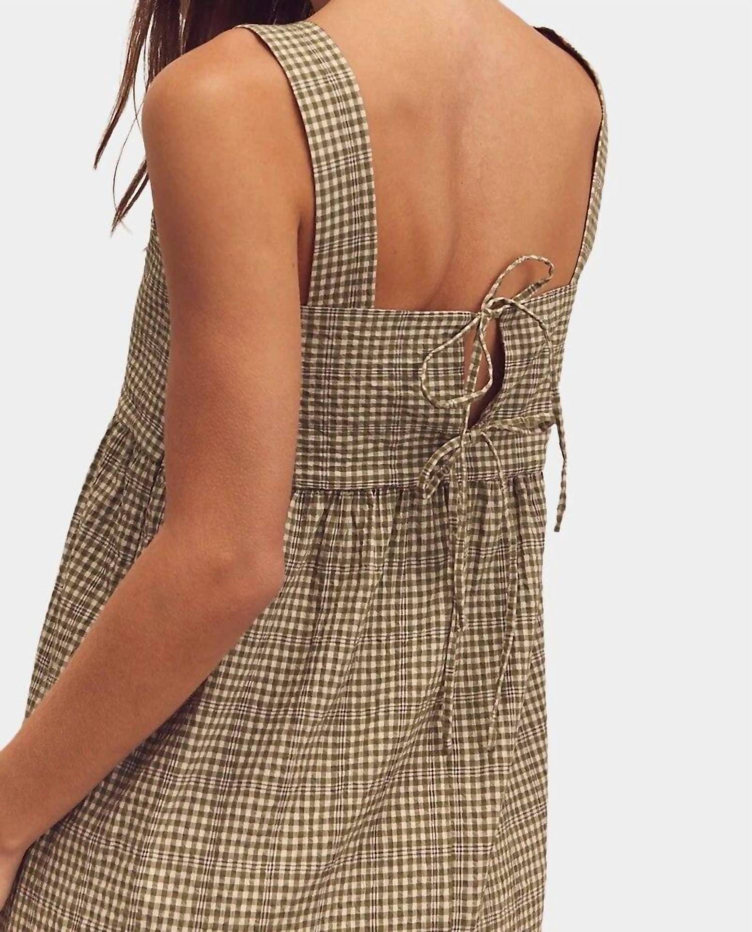 Amente - Back Tie Midi Dress