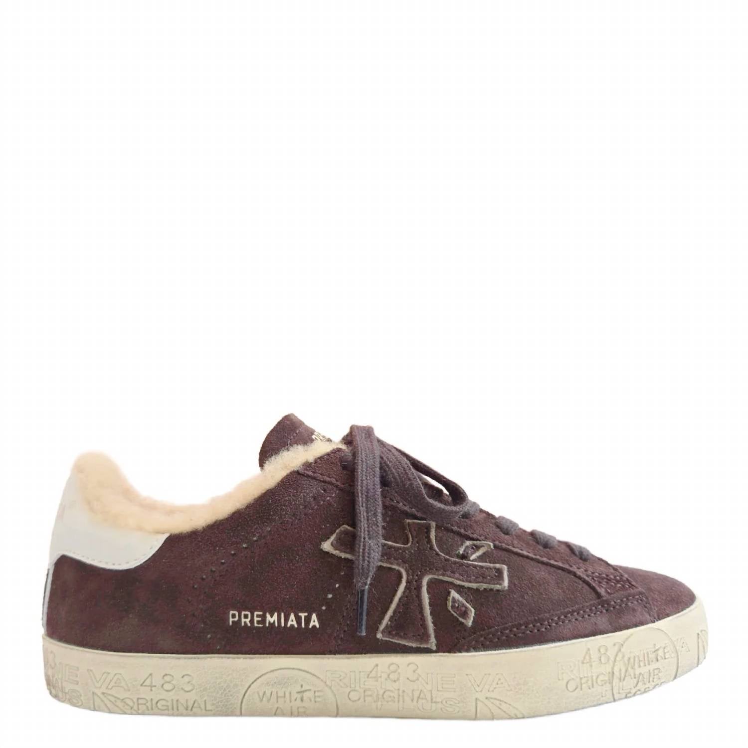 Premiata - Men's Steven Shearling-lined Suede Sneakers