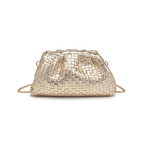 Urban Expressions - Women's Tate Woven Frame Clutch Bag
